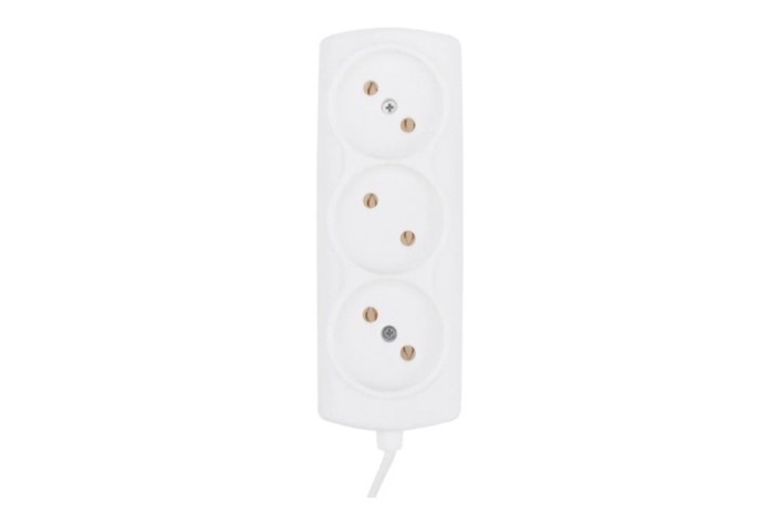 Удлинитель Proconnect 11-7214 STANDARD 3 гнезда, 5 м, 2х0.75 мм², б/з, белый