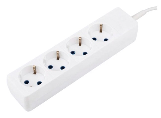 Удлинитель Proconnect 11-7218 4 гнезда, 10 м, 3х0.75 мм², с/з, белый