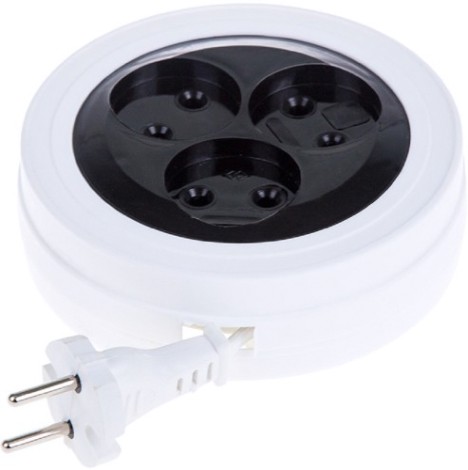 Удлинитель Proconnect 11-7225 STANDARD 5 м, 3 гнезда, 2х0.75 мм², б/з, белый