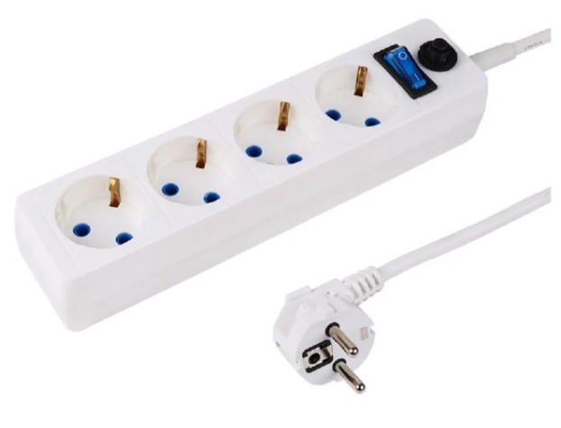 Удлинитель Proconnect 11-7228 STANDARD 4 гнезда, 3 м, 3х0.75 мм², с/з, автовыкл