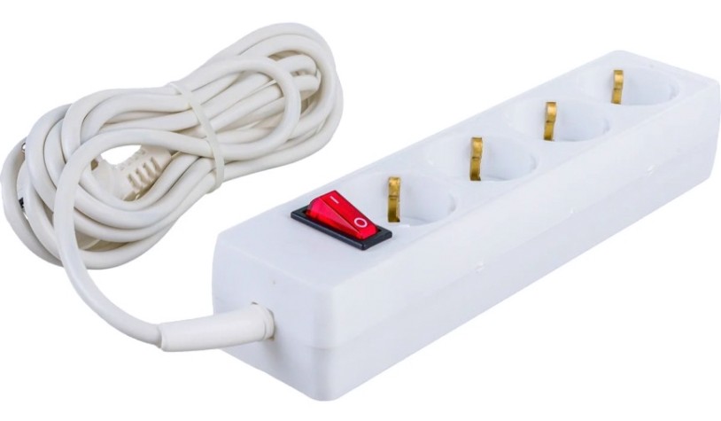 Удлинитель Proconnect 11-7229 STANDARD 4 гнезда, 3 м, 3х0.75 мм², с/з, белый