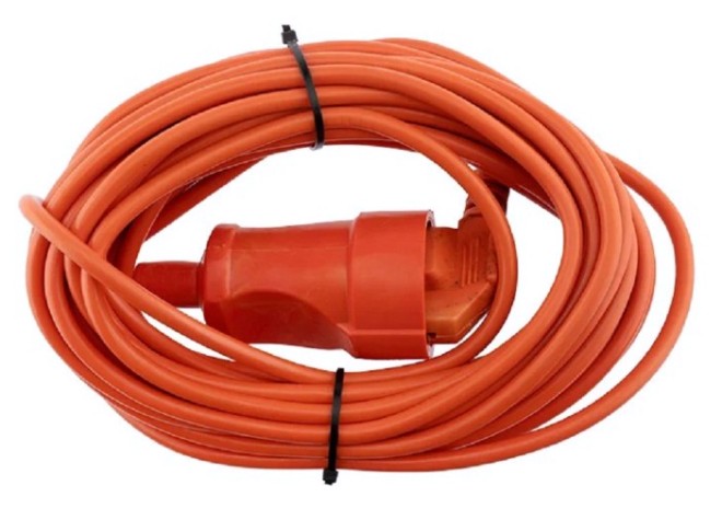 Удлинитель силовой Proconnect 11-7108 ПВС 3х0.75, 10 м, с/з, 6A, 1300 Вт, ip44, оранжев