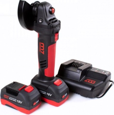 Угловая шлифмашина аккумуляторная MIGHTY SEVEN DG-585502 (ушм), 125мм, 18в, кейс