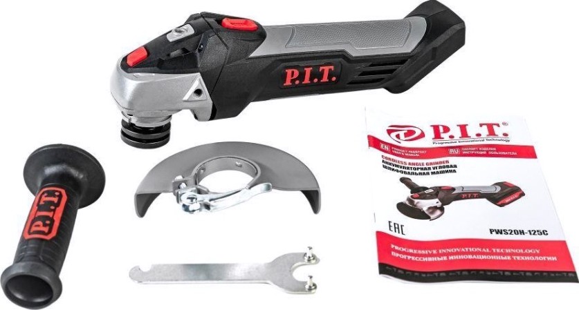Угловая шлифмашина аккумуляторная P.i.t. PWS20H-125C solo