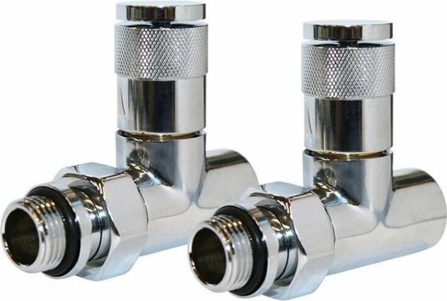 Вентиль ручной регулировки прямой (набор 2 шт.) ROYAL THERMO PIANO (хром), 1/2" RTE 50.024 [НС-1161360]