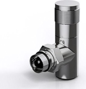 Вентили ручной регулировки угловой (набор 2 шт) ROYAL THERMO PIANO (хром), 1/2" RTE 50.028 [НС-1144294]