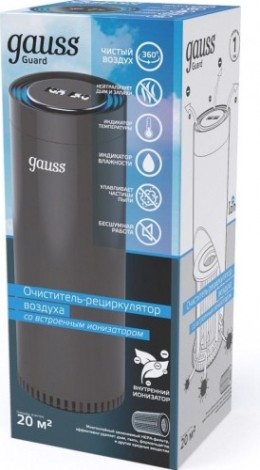 Воздухоочиститель GAUSS GR020 серия guard, с индикатором температуры и влажности Воздухоочиститель GAUSS GR020 серия guard, с индикатором температуры и влажности
