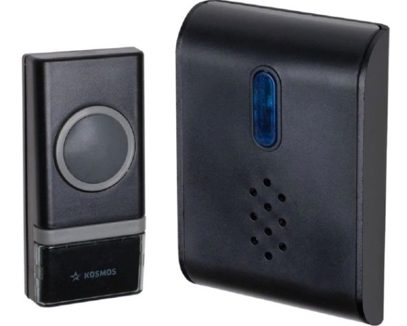 Звонок дверной КОСМОС KOC_AG400 беспроводной 25мл.,2хААА
